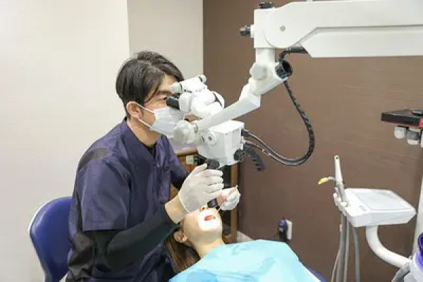 根管治療の様子